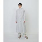 ワンピース コットントリプルストライプシャツワンピース