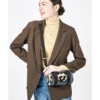 ショルダーバッグ バッグ DENIM ROLL BAG ブラックデニム/レオパードシェルパ レディース