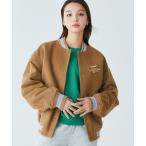 ブルゾン アウター 裏地キルティング ウールバーシティジャケット / スタジャン メンズ レディース