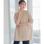 ニット セーター ミドルリブニットチュニック レディース