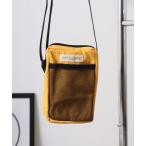 ショルダーバッグ 網ポケット付き　ショルダーバック メンズ レディース