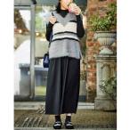 ショッピングLIVE セットアップ リブ　イン　コンフォート　着るだけで完成！華やかなベストコーディネートセット「ブラック」 レディース