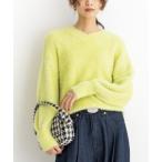 ニット セーター ＩＥＤＩＴ　ヘアリーシャギー素材のスパークルニット レディース