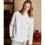 tシャツ Schott/ショット/DEER STUDS LS T-SHIRT BURST/ディアスタッズ ポケット ロンT バースト メンズ レディー