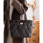 トートバッグ 10ポケットキルティングトートバッグ レディース