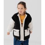 コート アウター リバーシブル中綿ボアジャケット キッズ 子供服 男の子 女の子