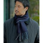 マフラー LIFE STYLE TAILOR サイドラインウールマフラー メンズ