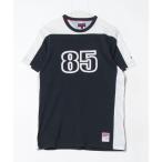 「TOMMY HILFIGER」 半袖Tシャツ M ネイビー メンズ