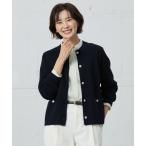 コート アウター 「洗える」ORGANIC GASS COTTON クルーネック アウター レディース