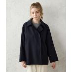 ステンカラーコート コート ステンカラーショートコート レディース