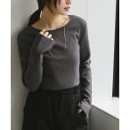 ショッピング2way ニット セーター 2wayスムースクロップドニット レディース