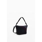 ハンドバッグ コンパクト ハンドバッグ ブラック