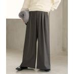  слаксы брюки [ дополнение 5] омыватель bru волна стрейч tuck широкий брюки женский 