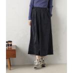 パンツ EASYコーデュロイスカーチョ レディース