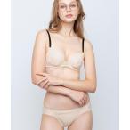 ブラジャー ショーツセット 「まる胸メイク」シンプルカップ×ラッセルレース ブラ&ショーツセット