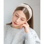 ヘアバンド ジャージ素材クロスヘアバンド