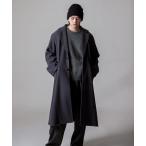チェスターコート コート 「White Line」 MOSS ロング チェスター コート / オーバーコート メンズ レディース