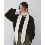 ストール マフラー ニットロングタイ レディース