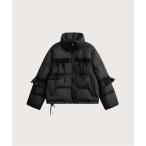 ダウンコート ダウンジャケット Many Ribbon Frill Down Coat レディース