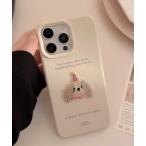 スマホケース 「 ammy. / エイミードット 」 ドッグ ワッペン ソフト カラー iPhone ケース 13/14.14Pro.15.15P