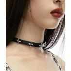  короткое колье [MASHIRO] украшение в виде креста ремень короткое колье (MA/EK186) женский 