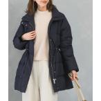 ダウンコート ダウンジャケット 撥水スタンドミドルダウンコート レディース