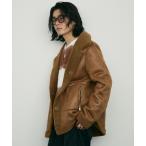 ブルゾン アウター back boa suede reversible jacket / 裏ボアポリスウェードリバーシブルジャケット メンズ レディー