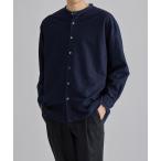 ショッピングバンド シャツ Flannel ストレッチ バンドカラーシャツ メンズ