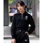 トレーナー 「あったか」ハーフジップカラーロゴトレーナー キッズ 子供服 女の子