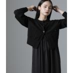 ニット セーター 吸湿発熱マシンウォッシャブルニットカーディガン レディース