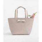 トートバッグ BICOLOR RIBBON COOLERBAG ク