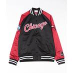 スタジャン Mitchell&Ness NBA N&N LIGHTWEIGHT SATIN JACKET VINTAGE LOGO メンズ レディー