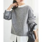 ショッピングトップス ニット セーター ラメ畦ニットプルオーバー レディース