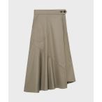 ショッピングtouch スカート 「THE TOKYO/ザトウキョウ」WASHABLE FLANNEL CASHMERE TOUCH WRAP SKIRT/ウォッシャブルフラ