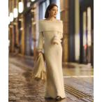 ショッピングオフショルダー ワンピース オフショルダーニットワンピース