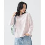 tシャツ ボーダー ロングスリーブ Tシャツ レディース