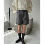 パンツ tweed half pants / ツイードハーフパンツ レディース