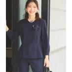 ブラウス シャツ 「洗える・ストレッチ・シワになりにくい」正解 ペプラムブラウス「CF/クロスファンクション」 レディース