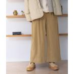 パンツ 機能イージータックワイドコールパンツ「プチ・プラスサイズあり」 レディース