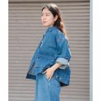 デニムジャケット gジャン デニムジャケット(S〜M) レディース