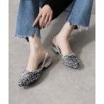 パンプス LIBERTYDOLL スパンコール ミュールパンプス