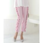  брюки оборка брюки женский 