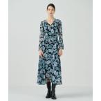 ワンピース フラワープリントワンピース