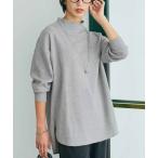 tシャツ ＩＥＤＩＴ　ワッフル素材＆こなれシルエットで活躍　ユースフルハイネックトップス レディース