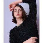 ショッピングスパンコール カーディガン スパンコールツイーディ カーディガン レディース