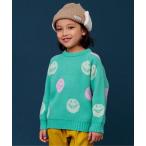 ニット セーター 総柄ジャガードニット キッズ 子供服 男の子 女の子