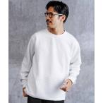 tシャツ クロスジャガードクルーネックロンTカットソー メンズ レディース