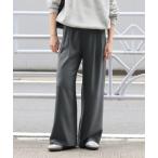 スラックス パンツ LANATECワイドトラウザース レディース