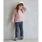 パンツ 裏起毛デニムストレートパンツ キッズ 子供服 男の子 女の子