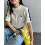 tシャツ 「FRED PERRY/フレッドペリー」 コントラストトラックテープ ショートスリーブリンガーTシャツ レディース メンズ